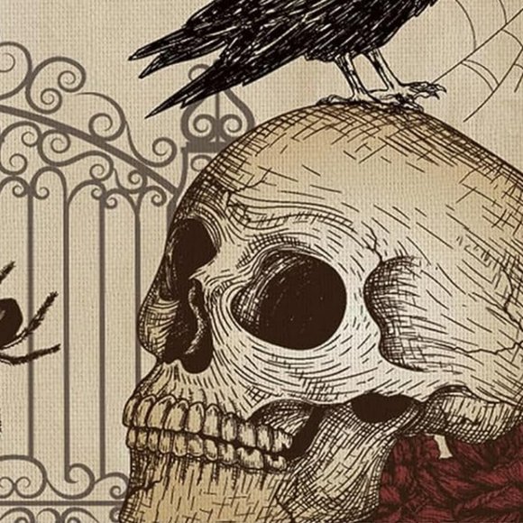 Halloween Table Runner Decorative Cloth Haunted Decoration Holiday Home Decor - Picture 12 of 16